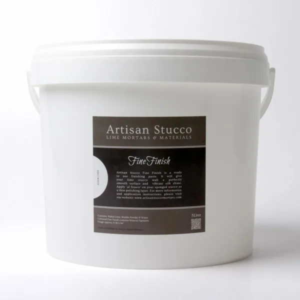 Artisan Stucco - Fine Finish - Paste for Fresco Stucco Lime Plasters - 5L
